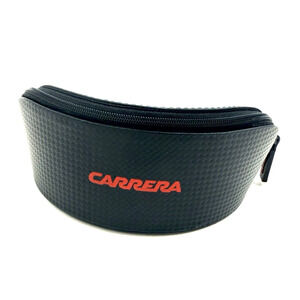 Carrera Black Zippered Semi-Hard Case for Sunglasses - 6"